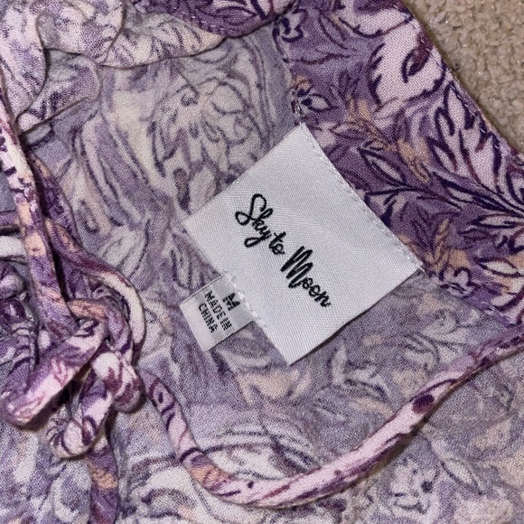 Isabelle’s cabinet purple paisley dress - Picture 2 of 4